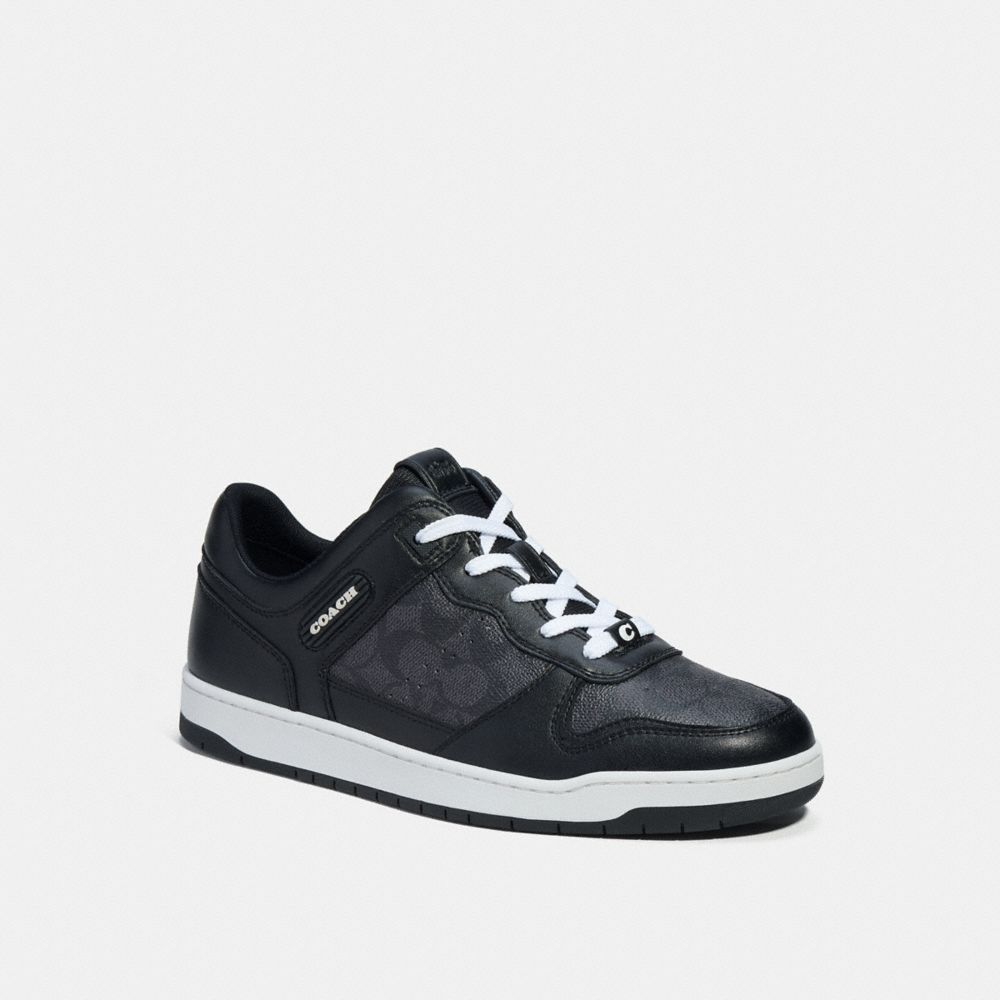 COACH CI313 C201 Sneaker In Signature Canvas Black