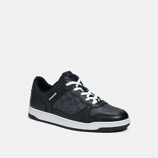 CI313 - C201 Sneaker In Signature Canvas Black