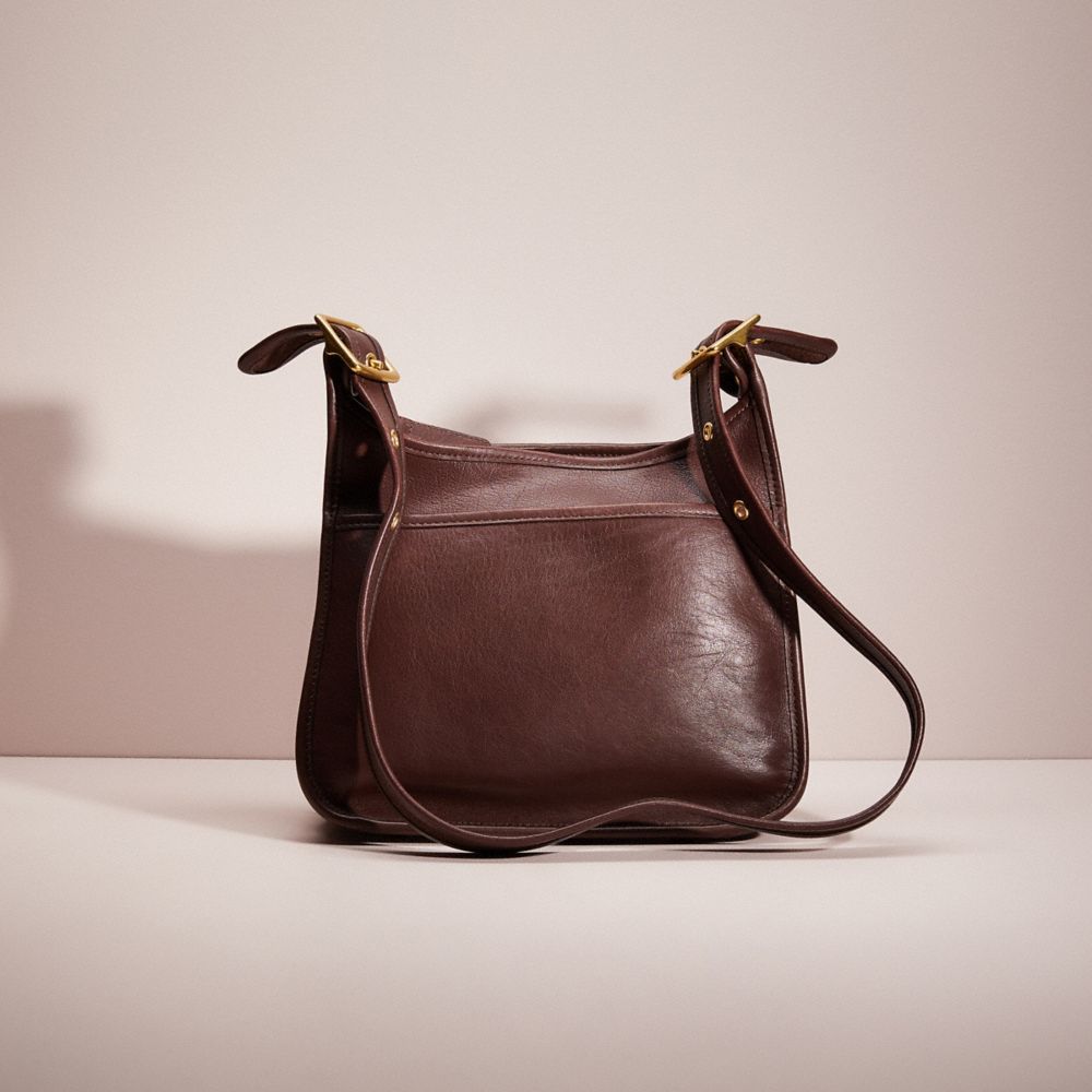 CI369 - Vintage Large Legacy Zip Bag Mahogany brown