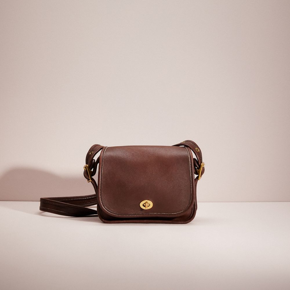 CI376 - Vintage Legacy Small Flap Bag Mahogany brown
