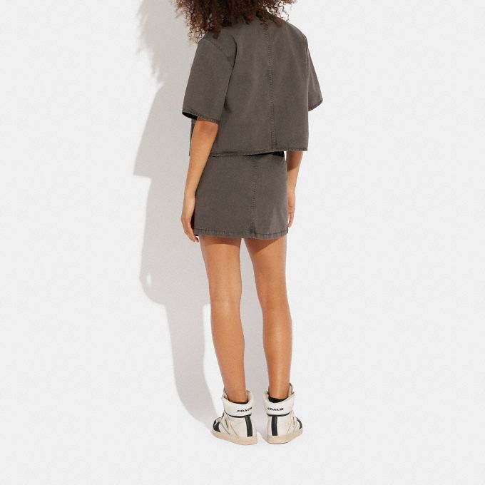 WOVEN SET SHORT SLEEVE  - COACH Official Site Official page