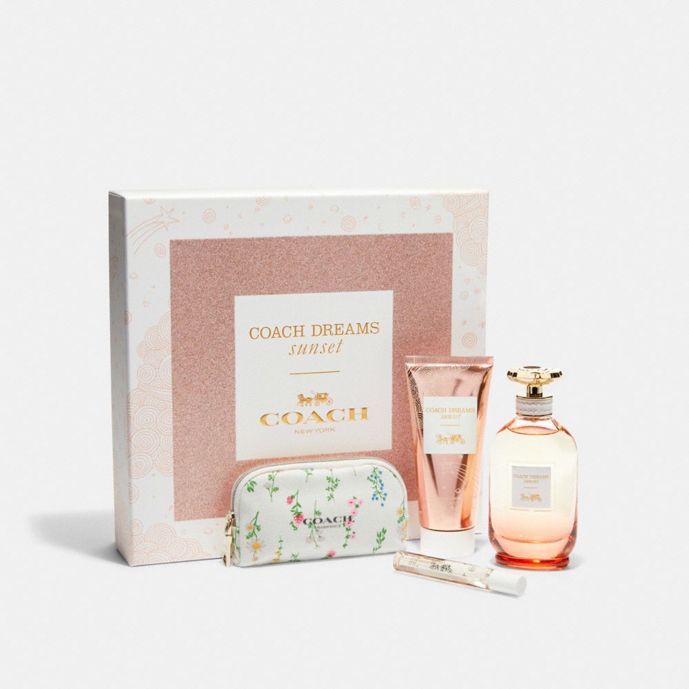 COACH CI454 Dreams Sunset Eau De Parfum 4 Piece Gift Set Multi
