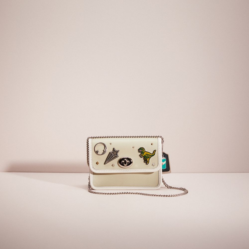 CI545 - Upcrafted Bowery Crossbody Silver/PALE GREEN