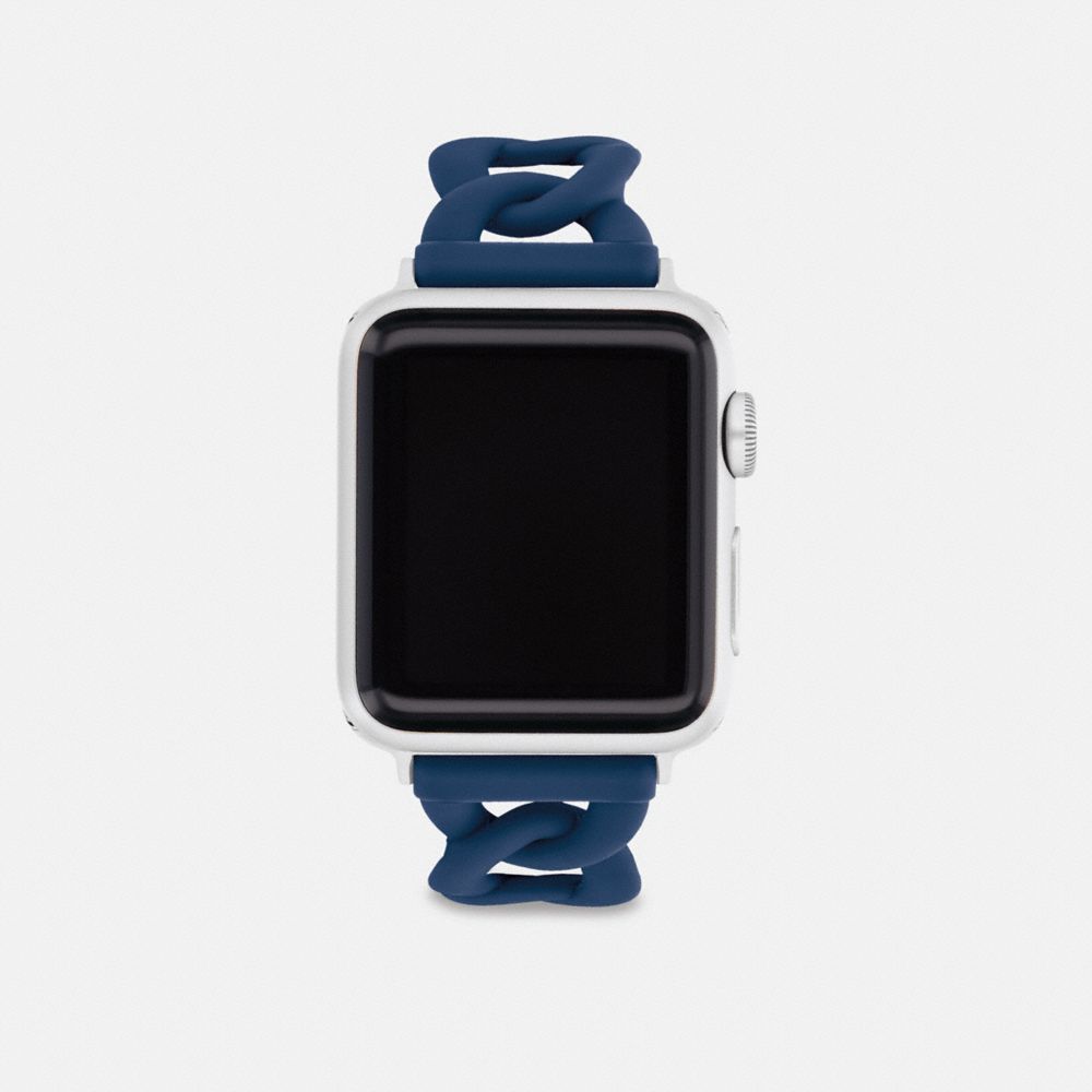 COACH CI750 Apple Watch® Strap, 38 Mm And 41 Mm Navy