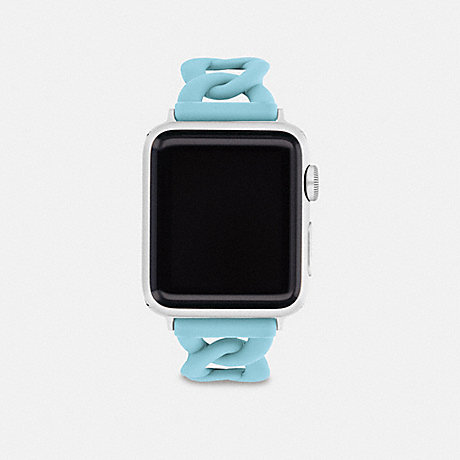COACH CI750 Apple Watch® Strap, 38 Mm And 41 Mm PALE-BLUE