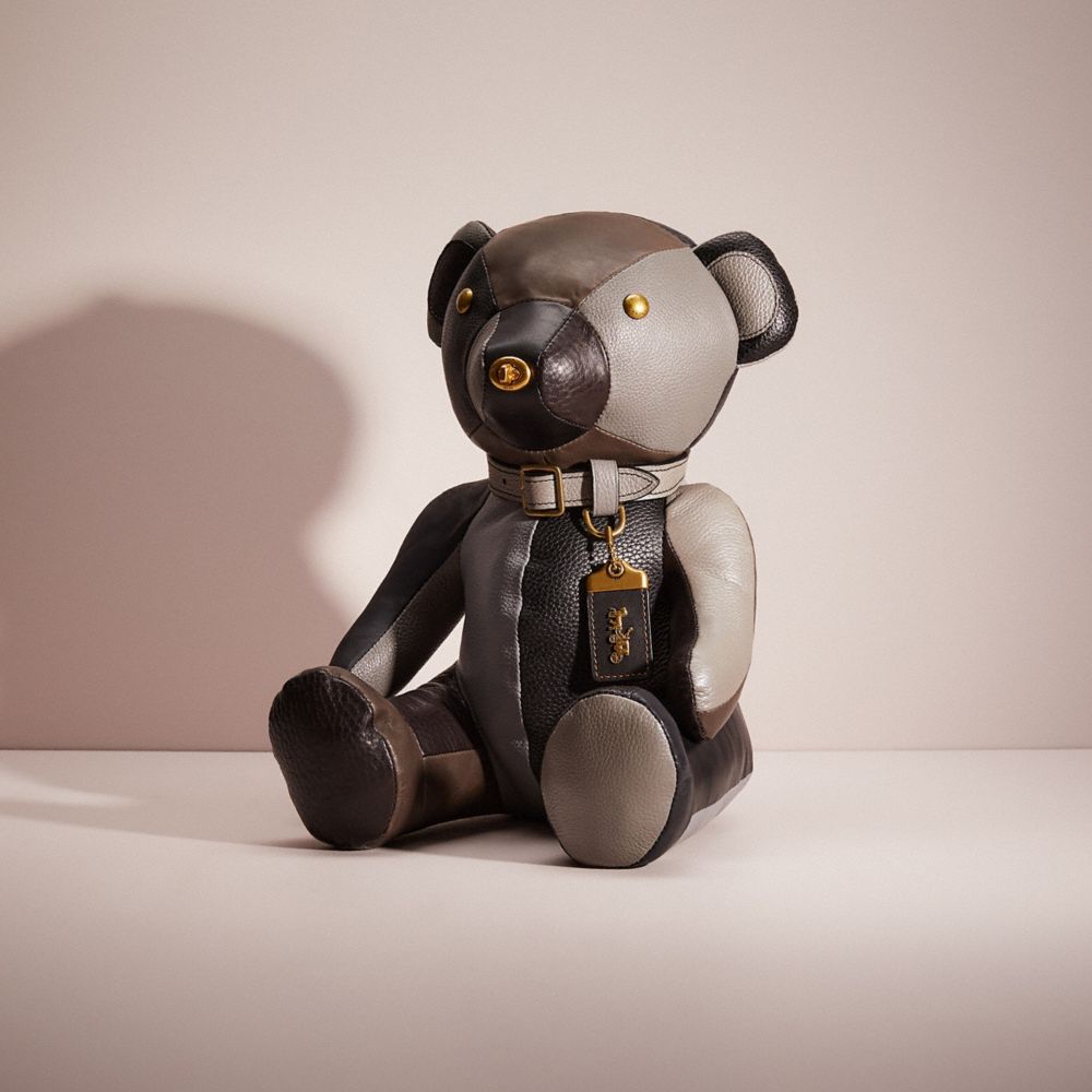 CI753 - Remade Collectible Bear Black/Grey Multi