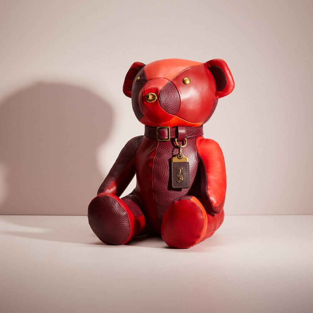 CI753 - Remade Collectible Bear Red Multi