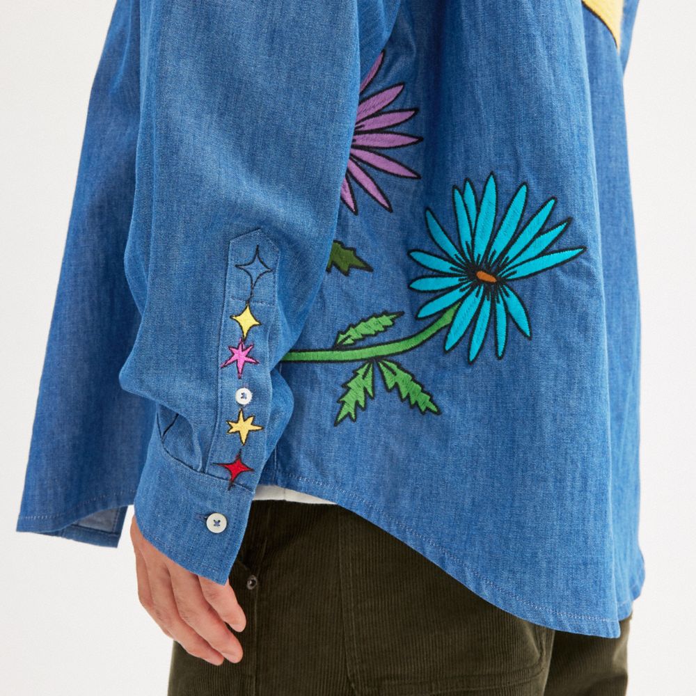 COACH X OBSERVED BY US 斜紋布襯衫