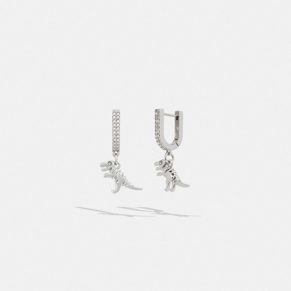 CI935 - Rexy Pavé Huggie Earrings Silver