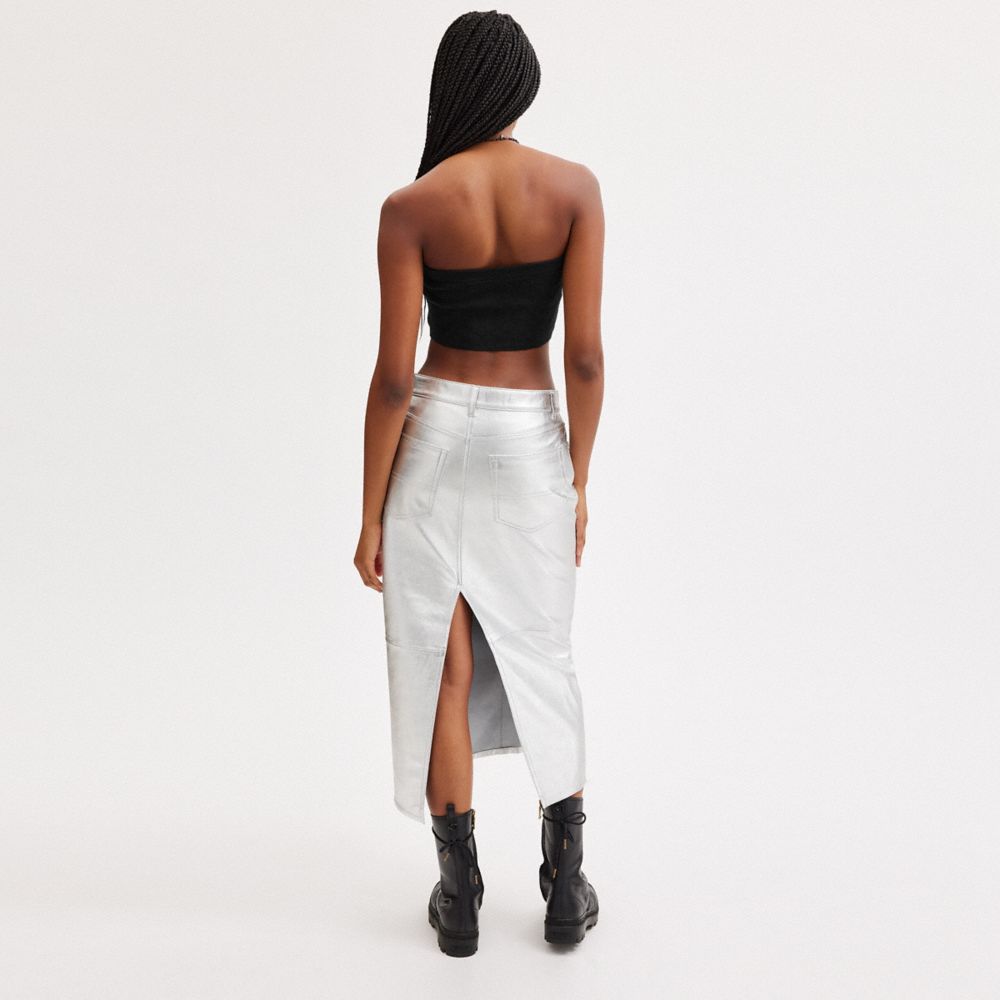 SIGNATURE KNIT BANDEAU TOP