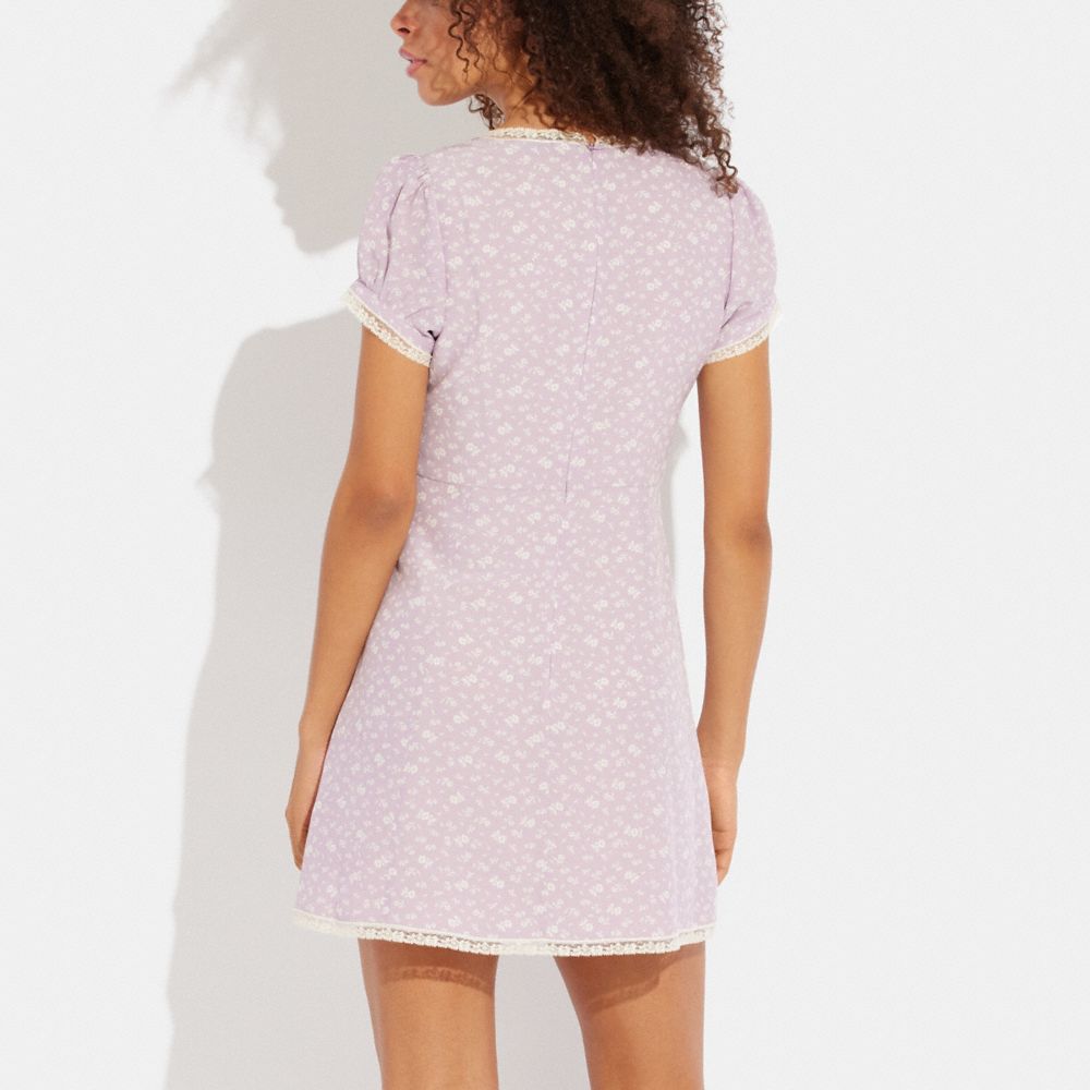 Coach floral outlet dress