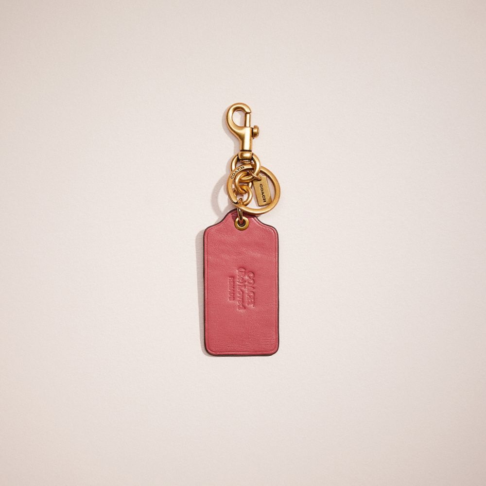 CJ406 - Remade Hangtag Bag Charm Pink/Multi