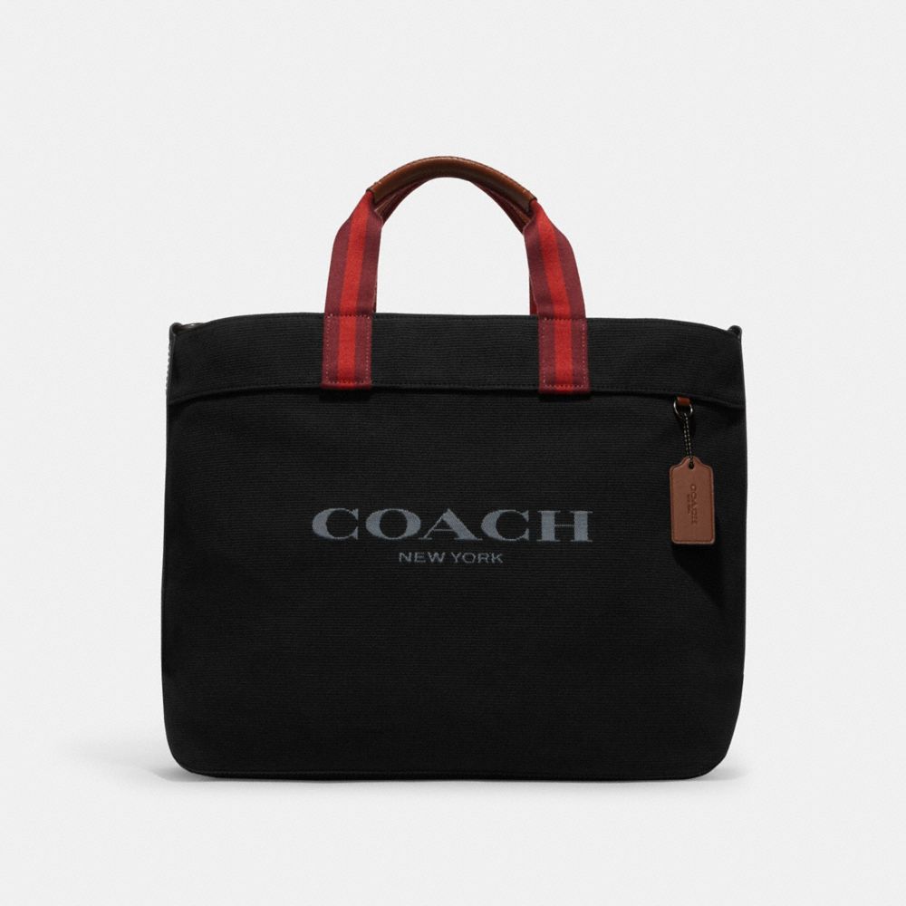 COACH CJ486 Tote 38 BLACK COPPER/BLACK