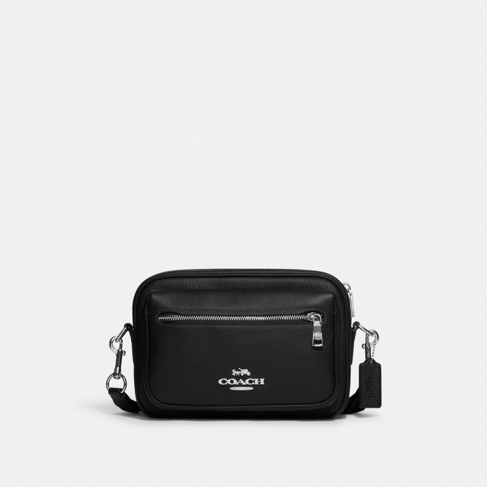 COACH CJ509 Elias Crossbody Silver/Black