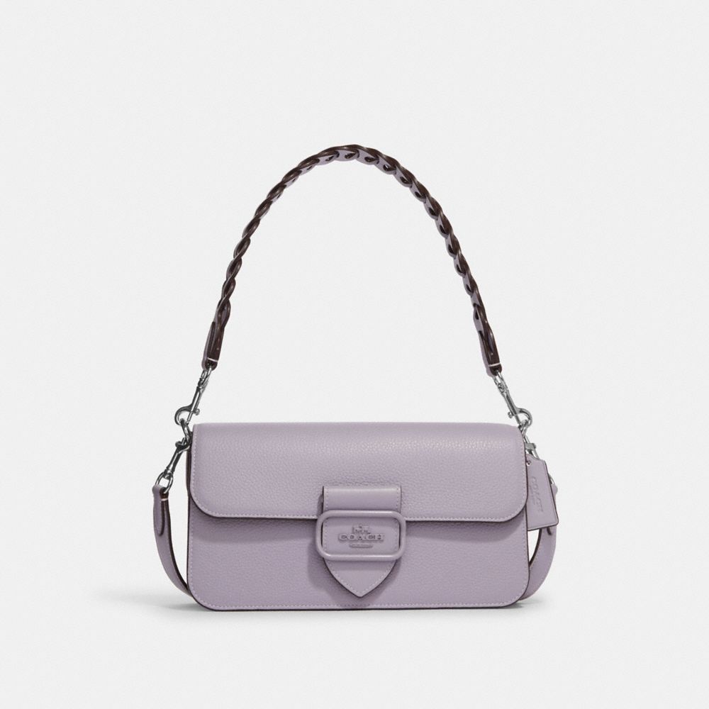 COACH Cj619 - MORGAN SHOULDER BAG - SILVER/MIST | COACH HANDBAGS