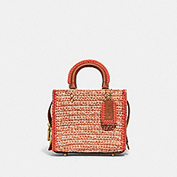 COACH CJ635 Rogue 20 With Crochet BRASS/FADED ORANGE MULTI