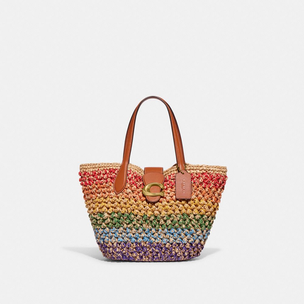 COACH CJ641 Small Tote BRASS/MULTI