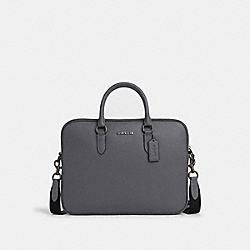 COACH CJ652 Liam Compact Brief GUNMETAL/INDUSTRIAL GREY