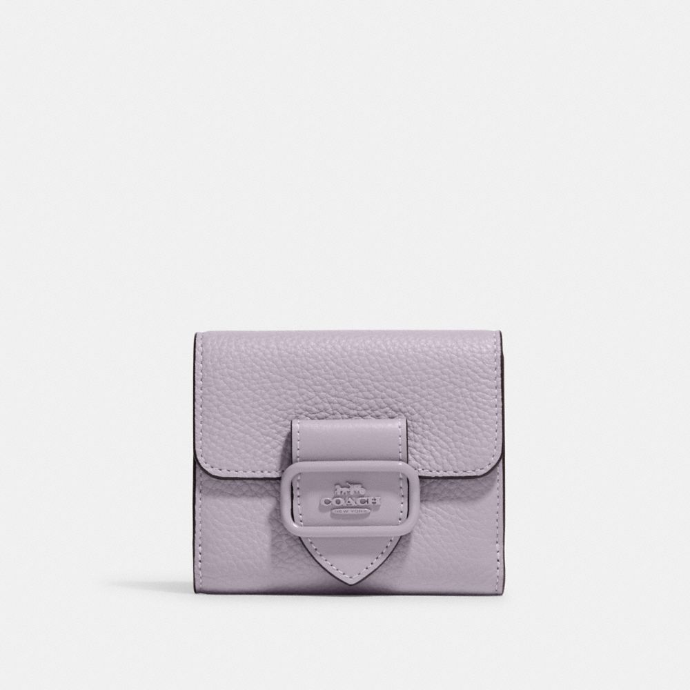 COACH CJ688 Small Morgan Wallet Silver/Mist