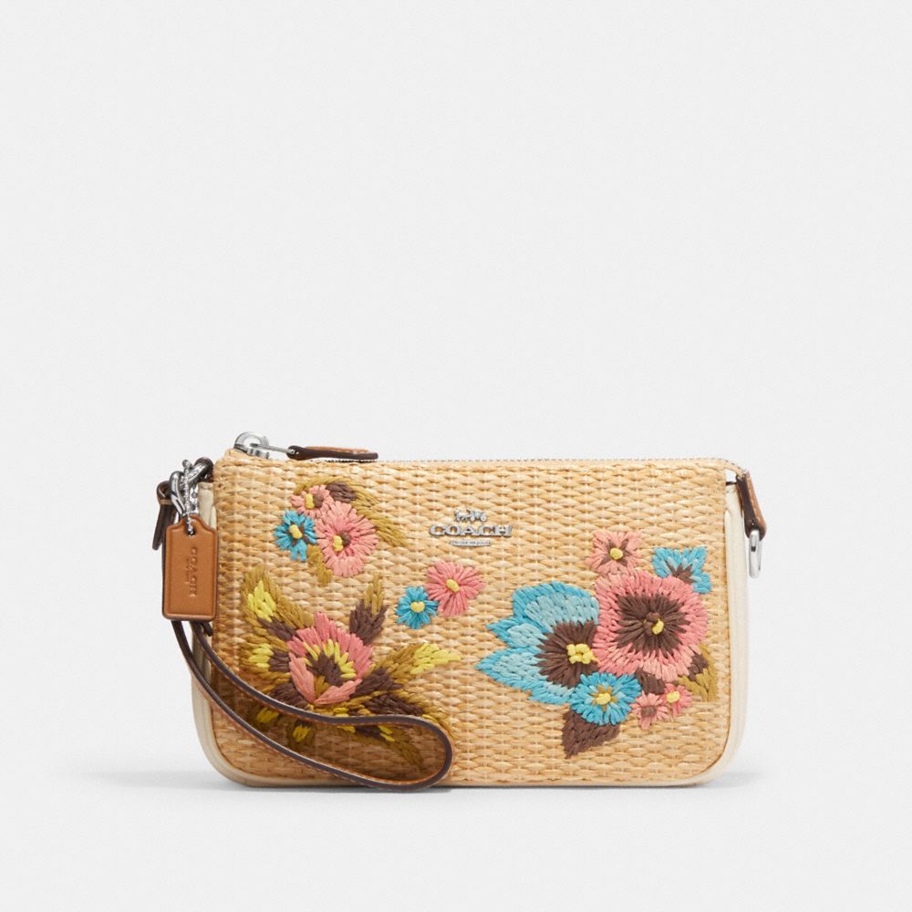 Nolita 19 With Floral Embroidery - CJ724 - Silver/Natural Multi