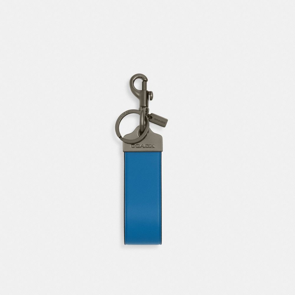 Loop Key Fob - CJ752 - Gunmetal/Blue Jay