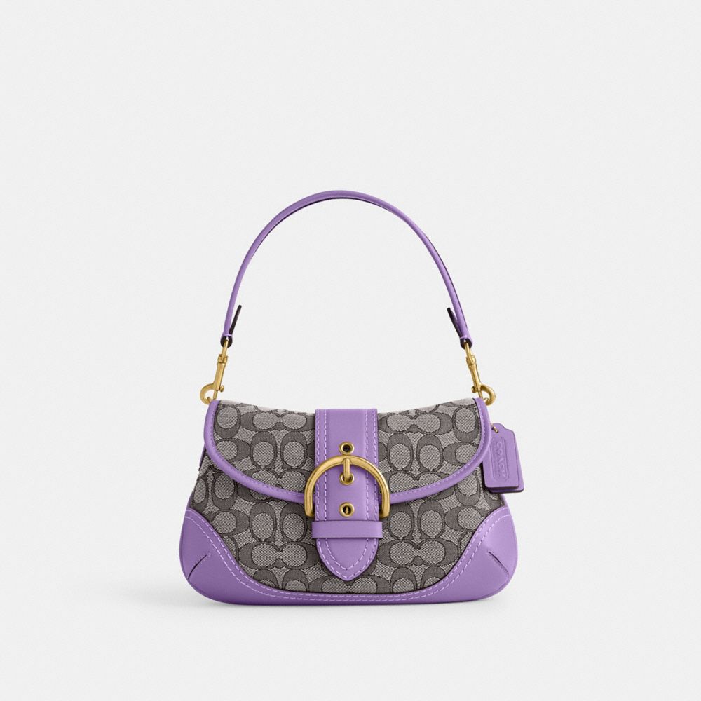 美品 Coach Turnrock Soho Signature Bag SOHO BAG IN SIGNATURE JACQUARD