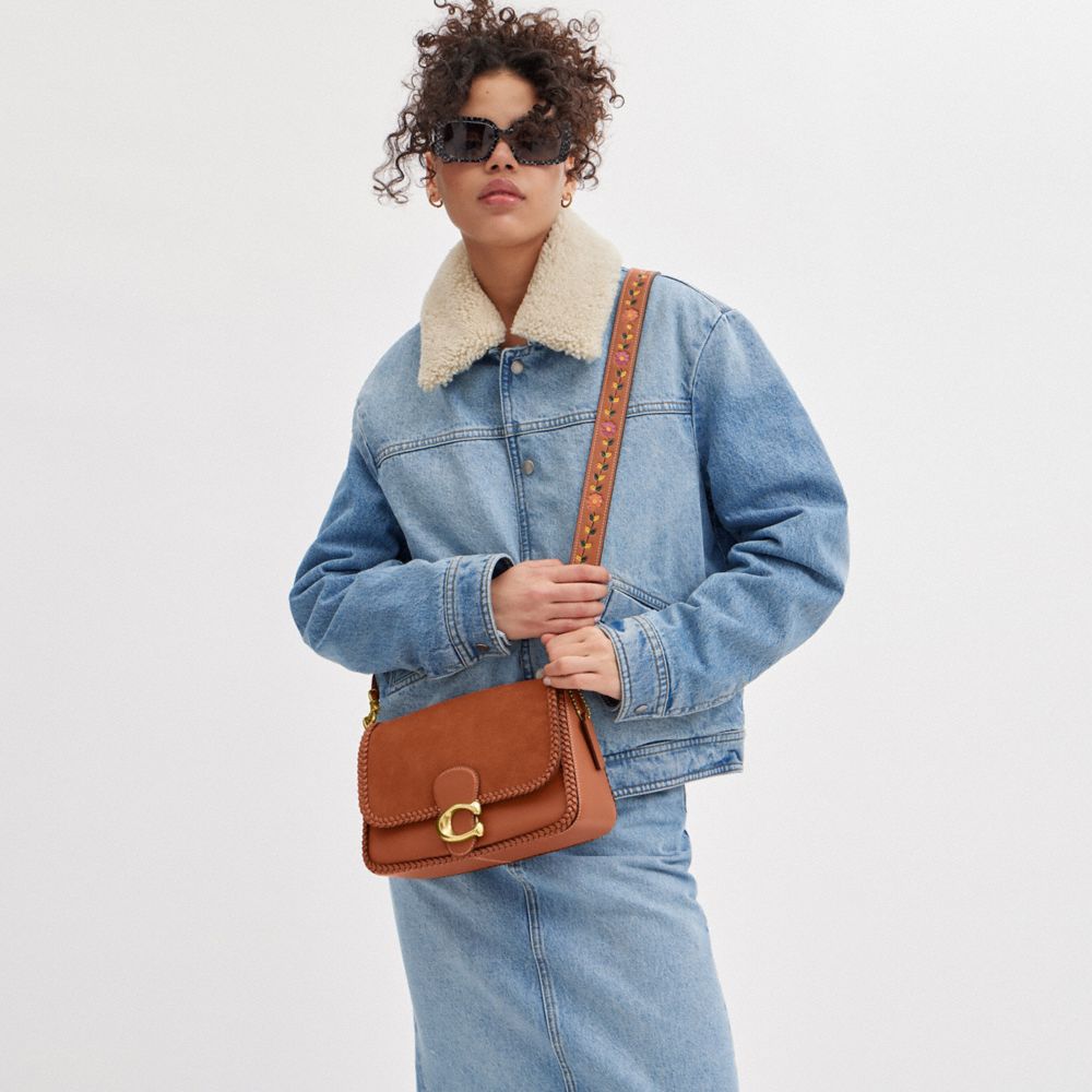 COACH Official Site Official page | SOFT TABBY SHOULDER BAG WITH BRAID