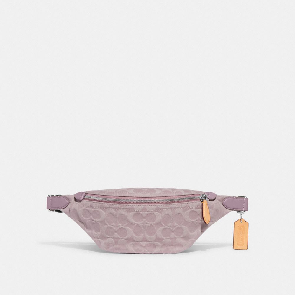 CJ825 - Charter Belt Bag 7 In Signature Denim Light Mauve