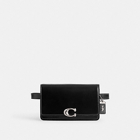 COACH CJ826 Bandit Belt Bag Silver/Black