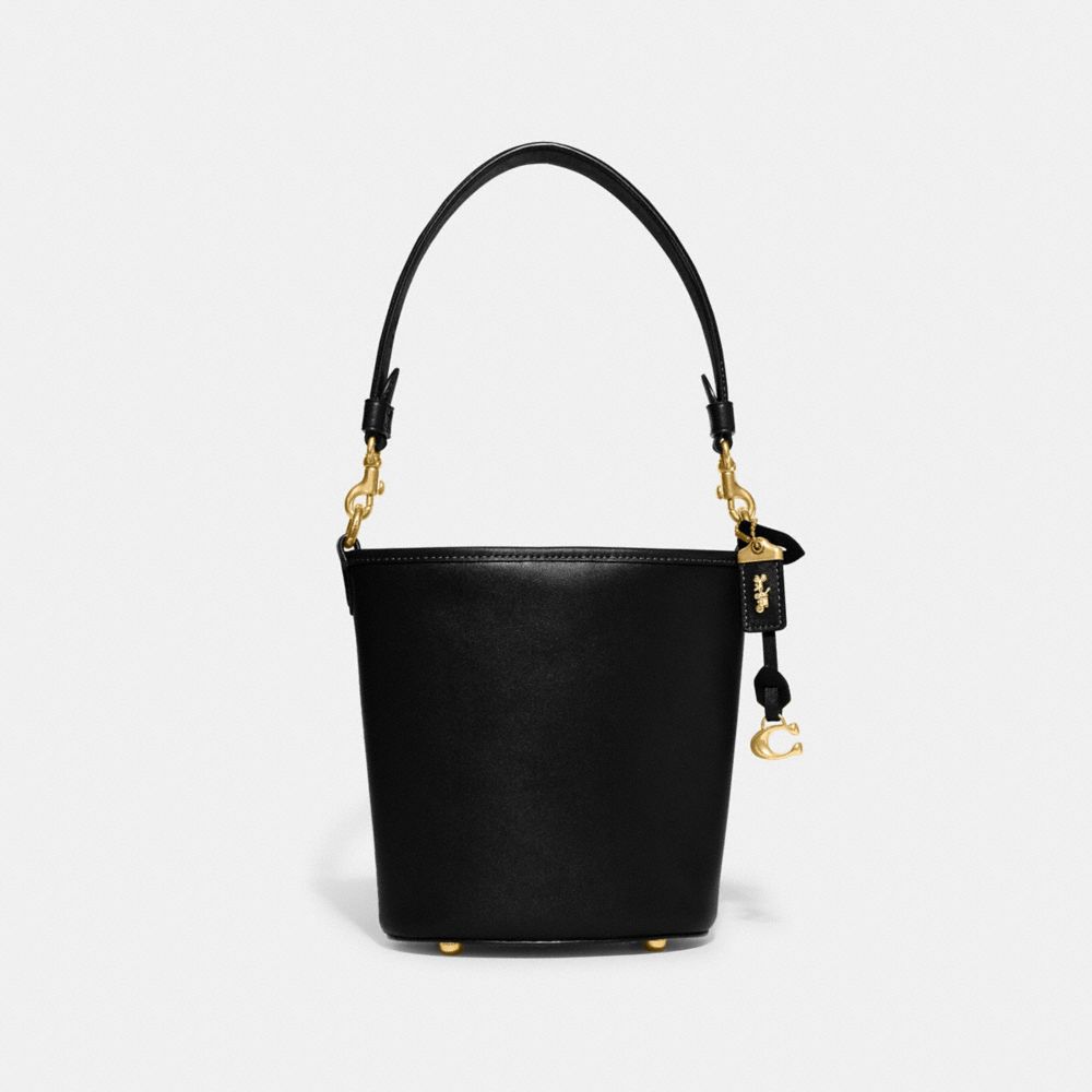 CJ827 - Dakota Bucket Bag 16 Brass/Black