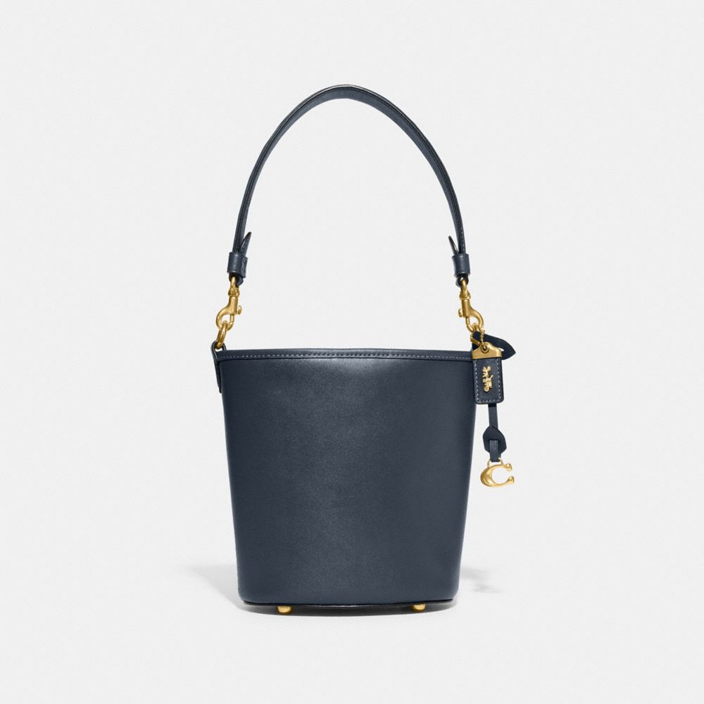 COACH CJ827 Dakota Bucket Bag 16 BRASS/DENIM