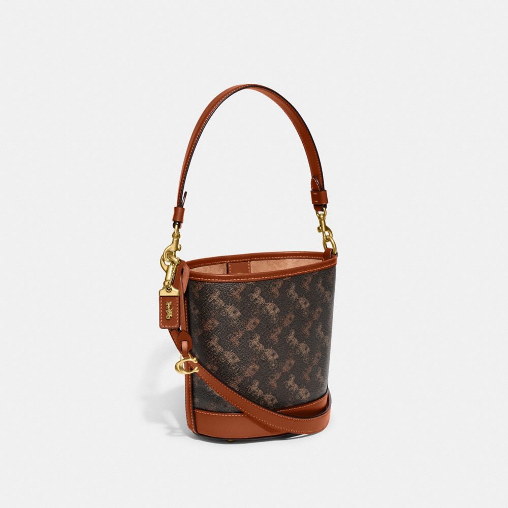 DAKOTA 16 馬車主題圖案水桶包