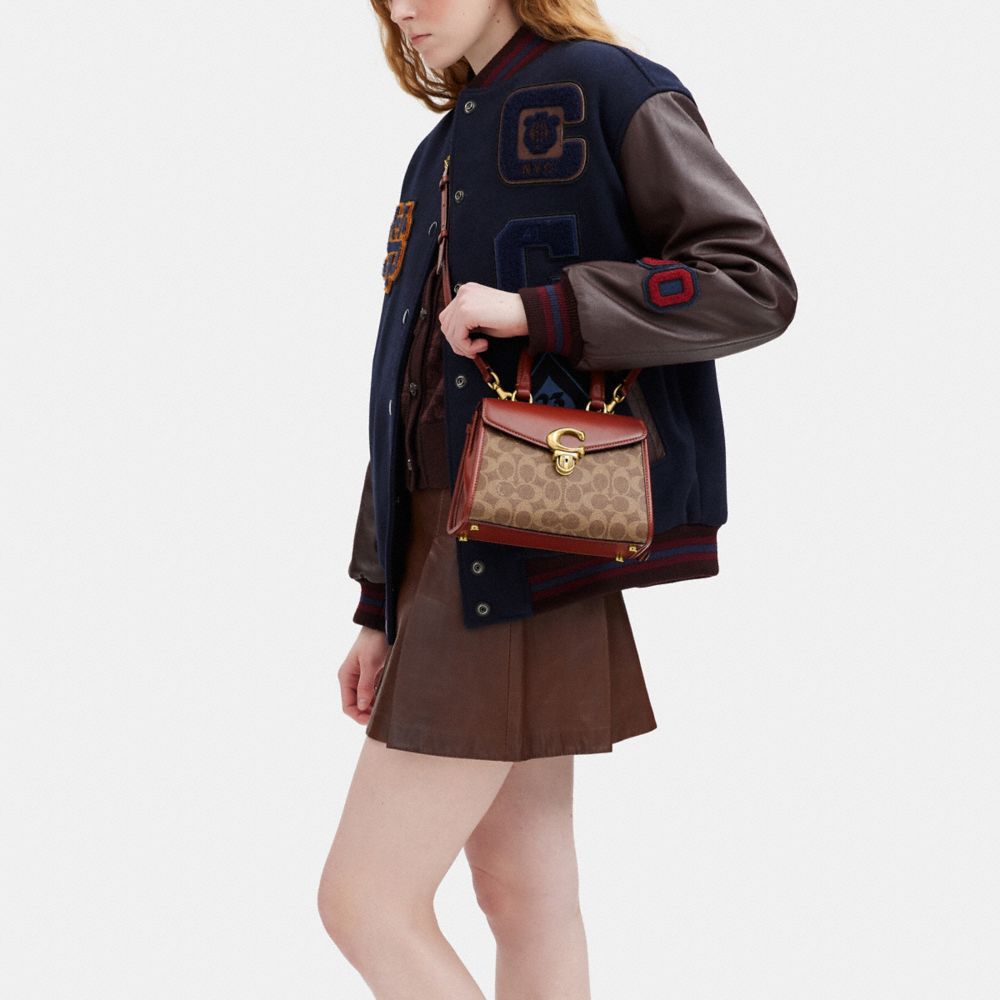 SAMMY 21 經典 SIGNATURE 帆布頂部提把手袋