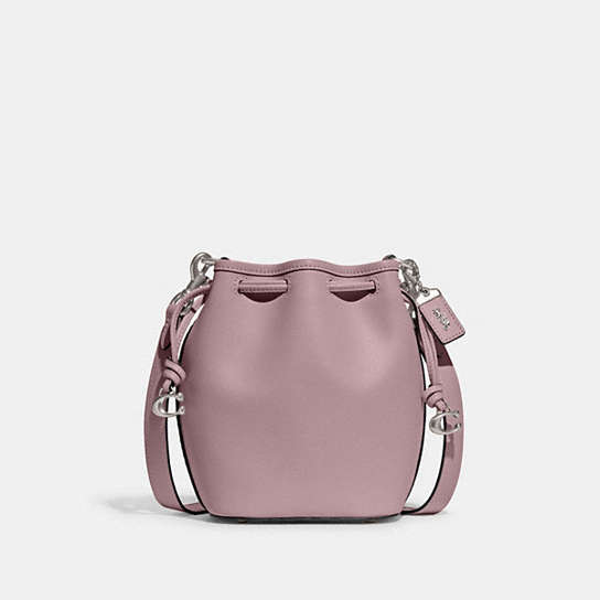 CJ835 - Camila Bucket Bag Silver/Faded Purple