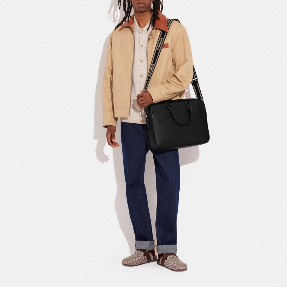 GOTHAM 經典 SIGNATURE 帆布襯裡公事包