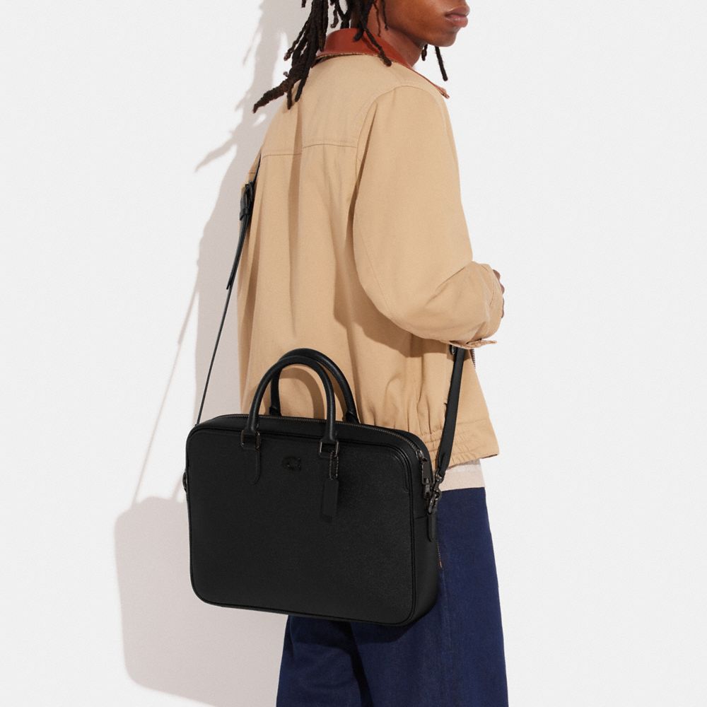 GOTHAM 經典 SIGNATURE 帆布襯裡公事包