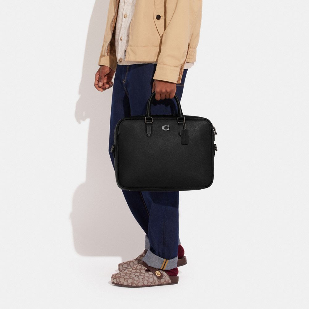 GOTHAM 經典 SIGNATURE 帆布襯裡公事包