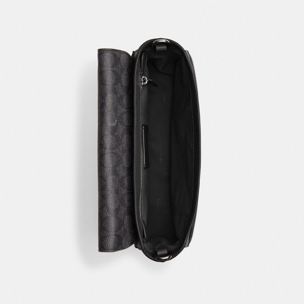 MESSENGER 經典 SIGNATURE 帆布襯裡手袋