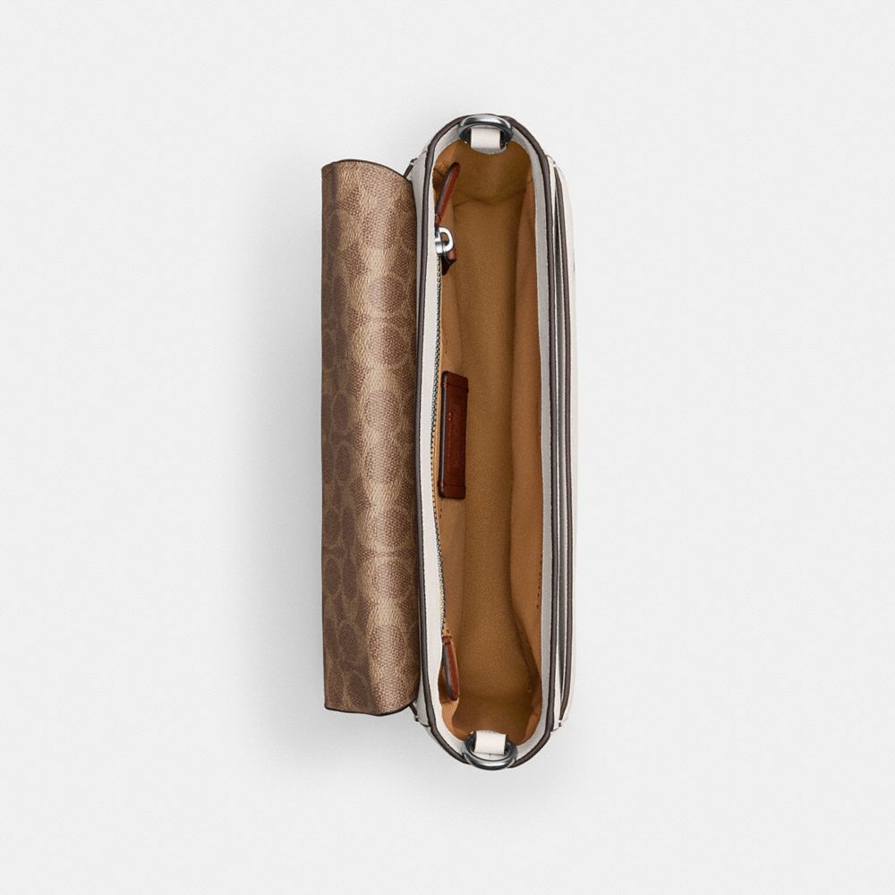 MESSENGER 經典 SIGNATURE 帆布襯裡手袋