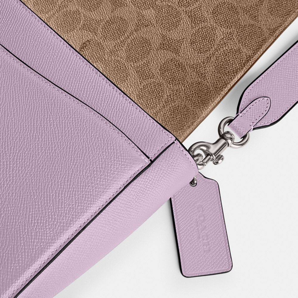 MESSENGER 經典 SIGNATURE 帆布襯裡手袋