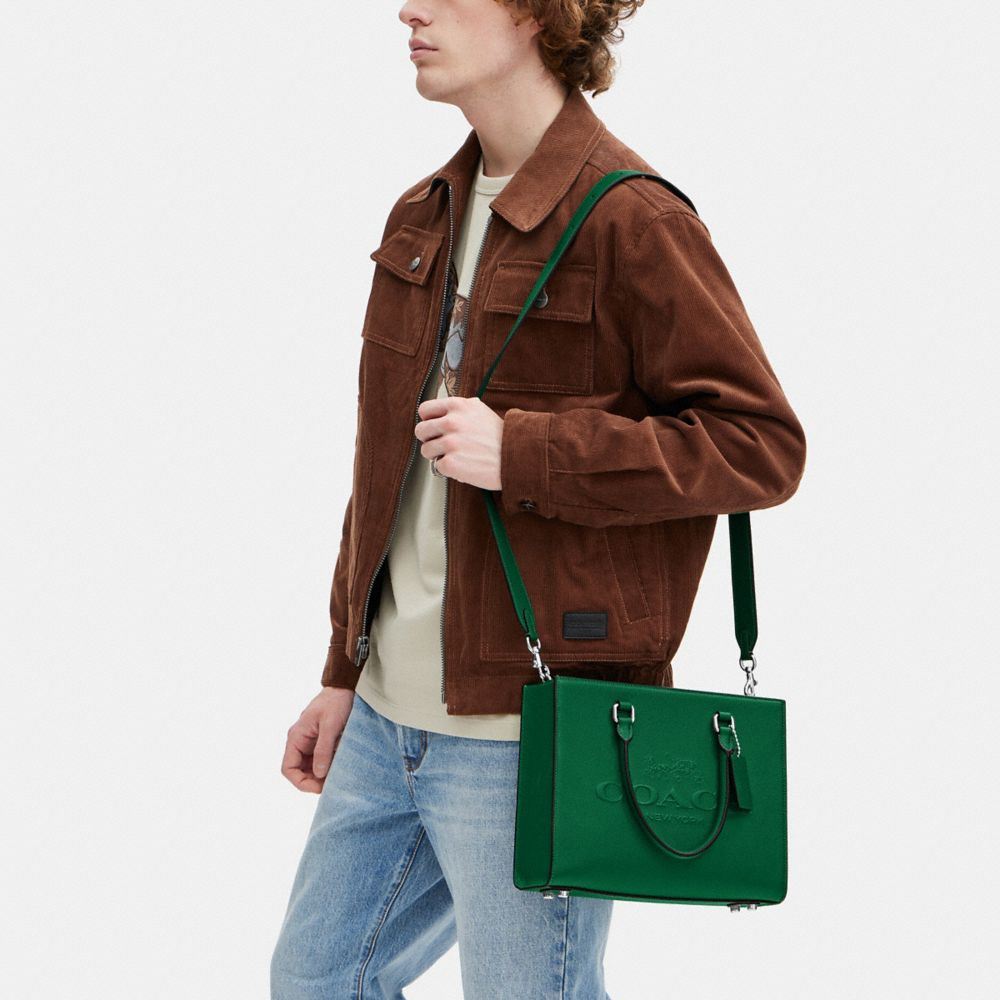 經典 SIGNATURE 帆布襯裡托特手袋