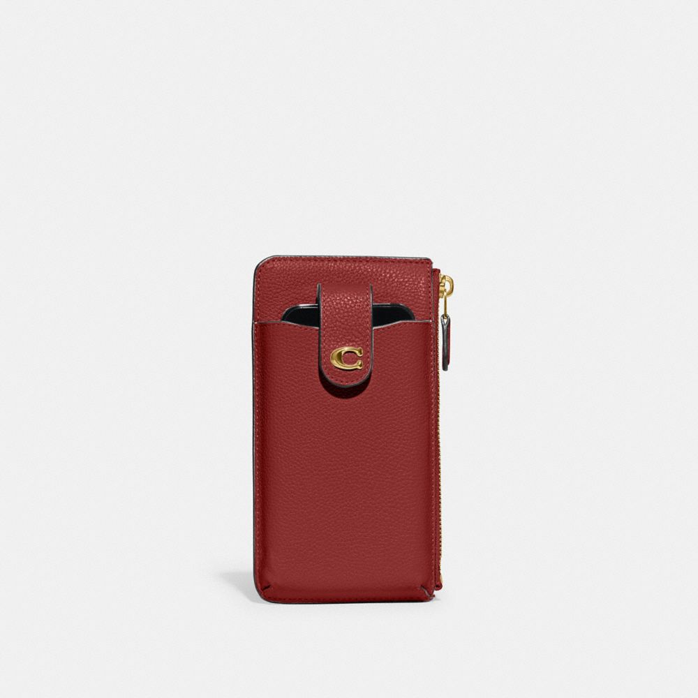 Essential Phone Wallet - CJ866 - Brass/Enamel Red