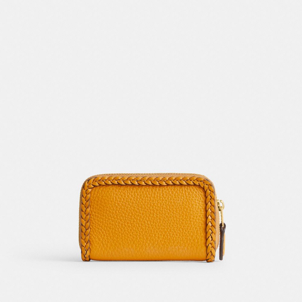 小型編織拉鍊卡夾