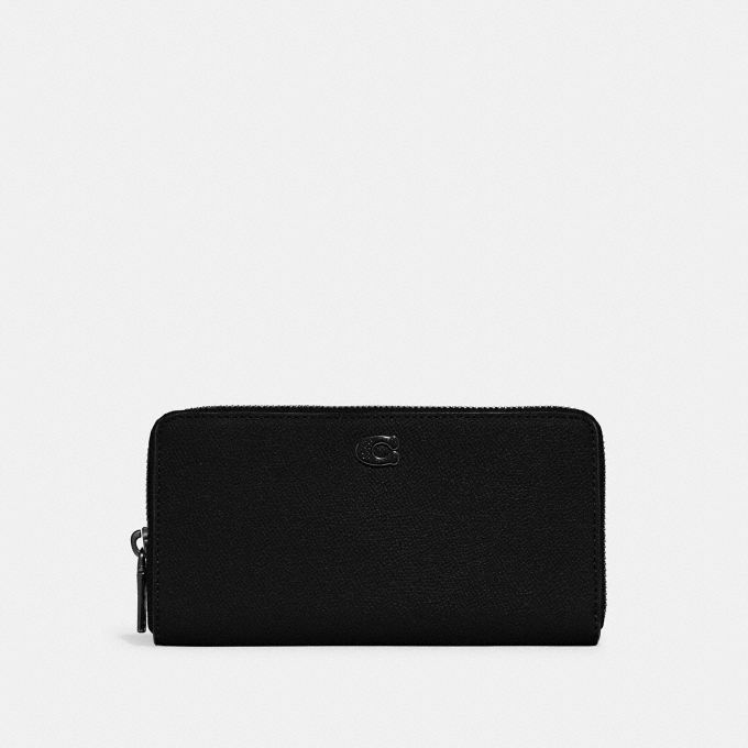 All black coach discount wallet