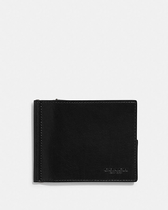 BOXED BILLFOLD WALLET WITH MONEY CLIP