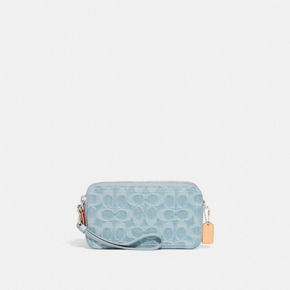 KIRA CROSSBODY IN SIGNATURE DENIM
