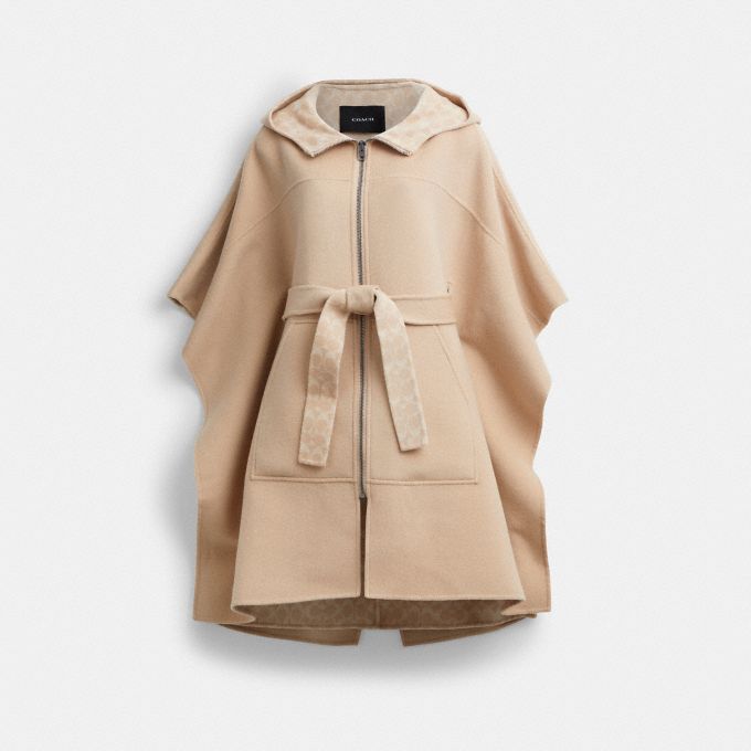 Coach hotsell poncho coat