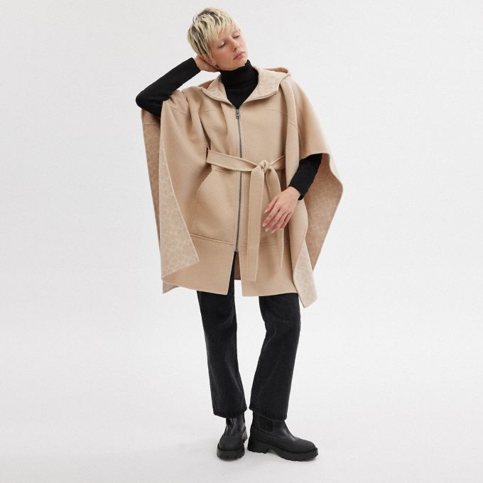 Coach hot sale cape coat