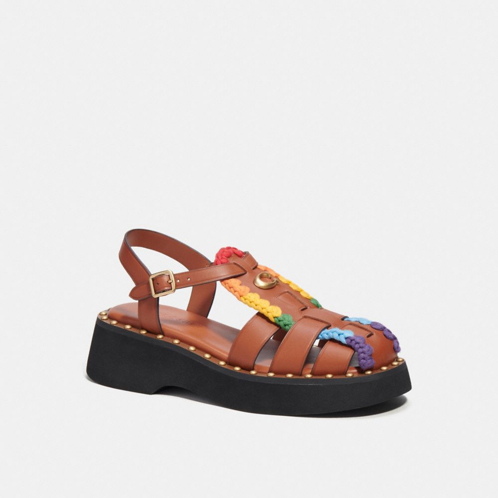 COACH Official Site Official page VIVIENNE SANDAL WITH RAINBOW