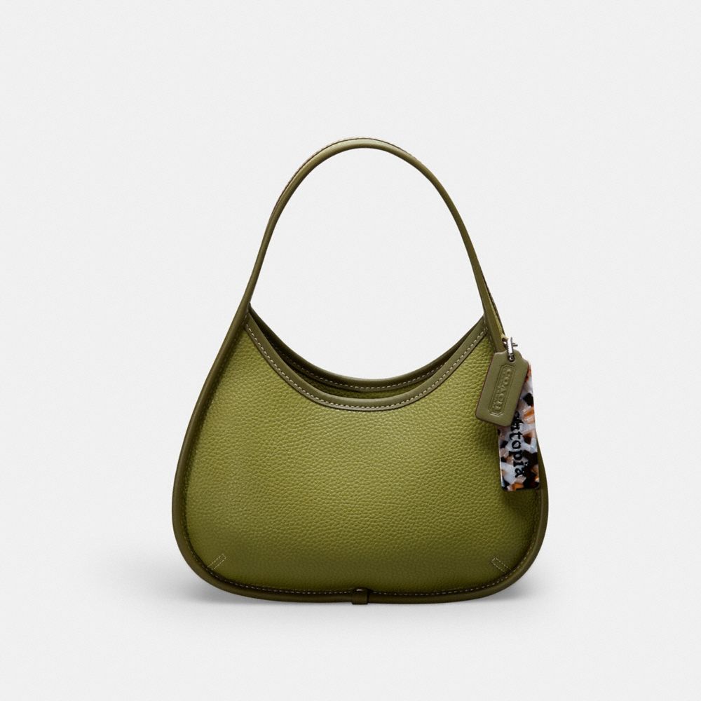 Ergo Bag In Coachtopia Leather - CK112 - Olive Green